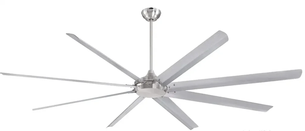 Industrial Ceiling Fan with Multiple Blades