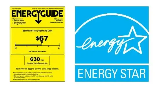 energy star rated label