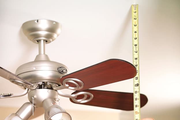 ceiling fan measuring