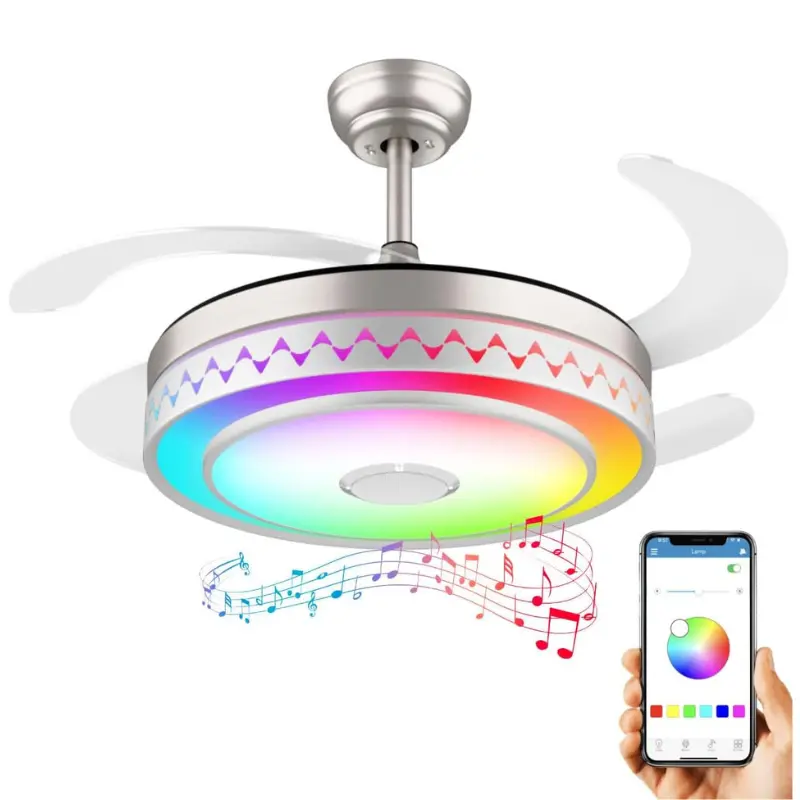 Dr. Light Retractable Smart Ceiling fan